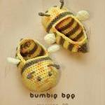 Bumble Bee Baby Booties Cr..