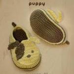 Puppy Baby Booties Crochet..