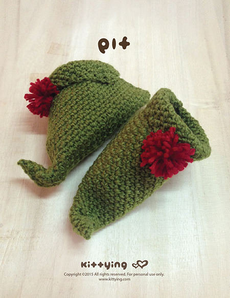 Elf Baby Booties Crochet PATTERN For Christmas Holiday ...